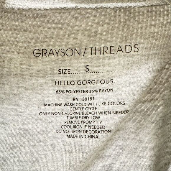 Grayson Threads “Peace Love Wine” Short Sleeve T-Shirt - Size Small - Picture 4 of 6